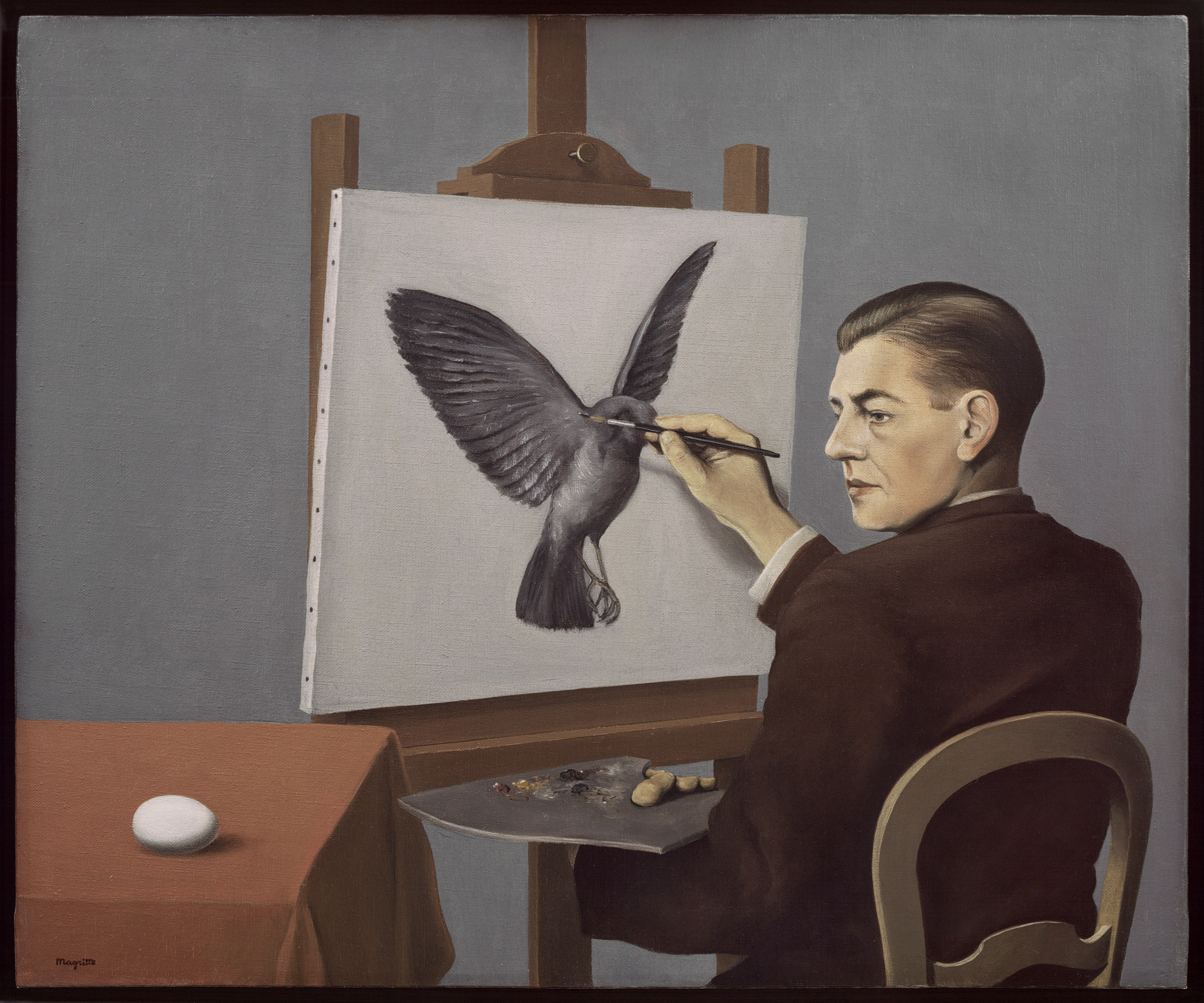 Ren Magritte Clairvoyance 1936 MoMA
