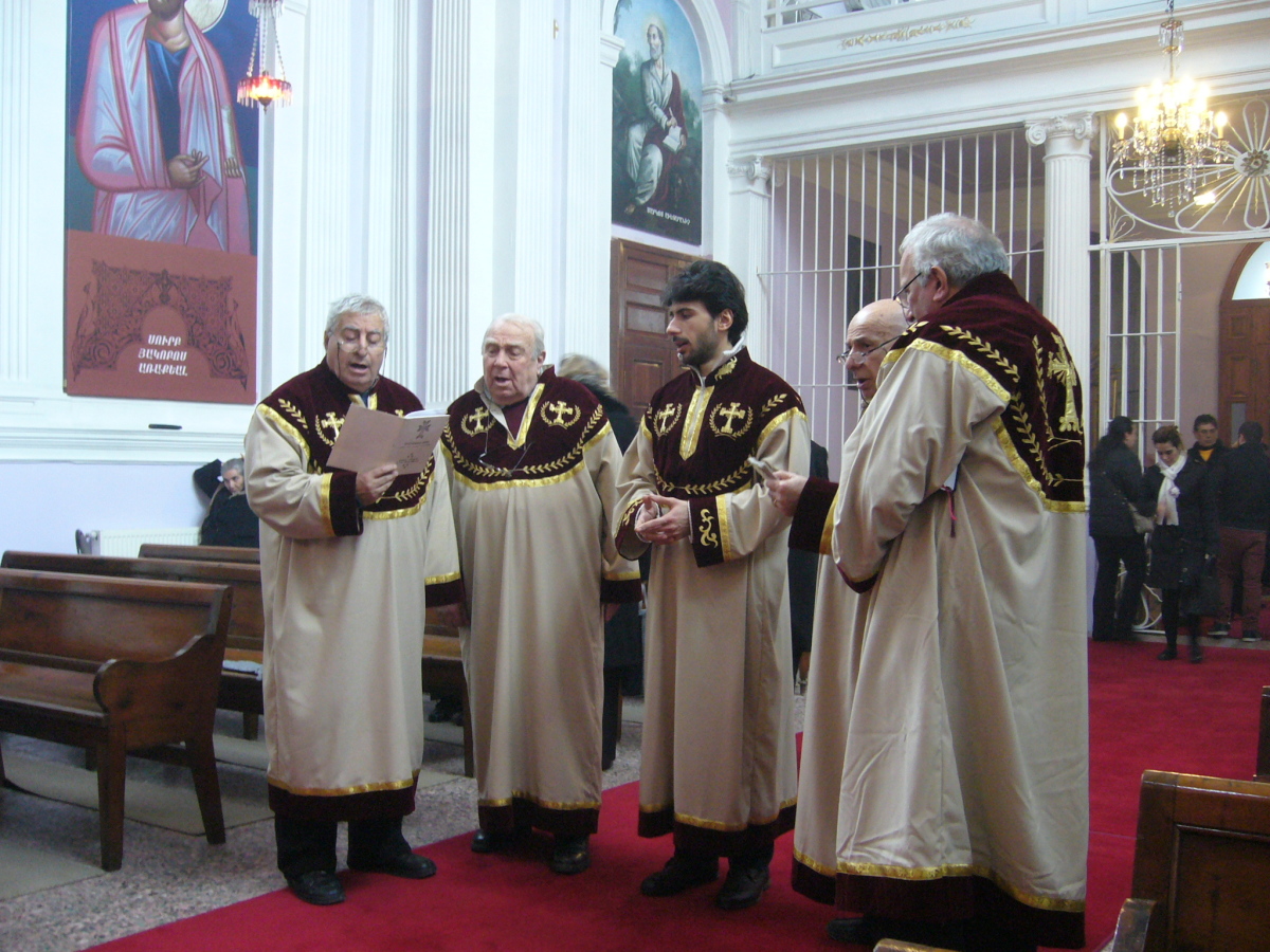 chantres fev 2013 eg Surp Krikor Lousavoritch Istanbul